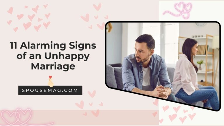 11 Alarming Signs of an Unhappy Marriage You Can’t Ignore