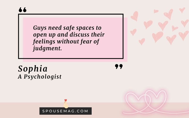 Sophia on why some guys feel insecure