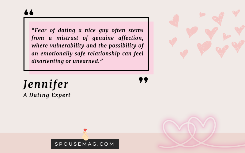 why am i scared of dating nice guys  - quote image