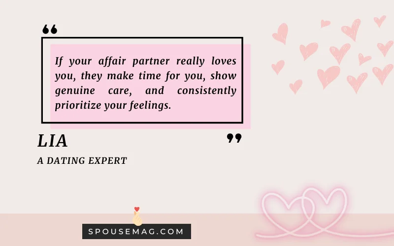 undeniable signs your affair partner loves you - quote image