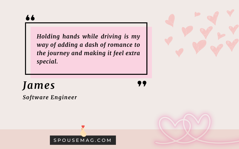 holding hands while driving - quote image